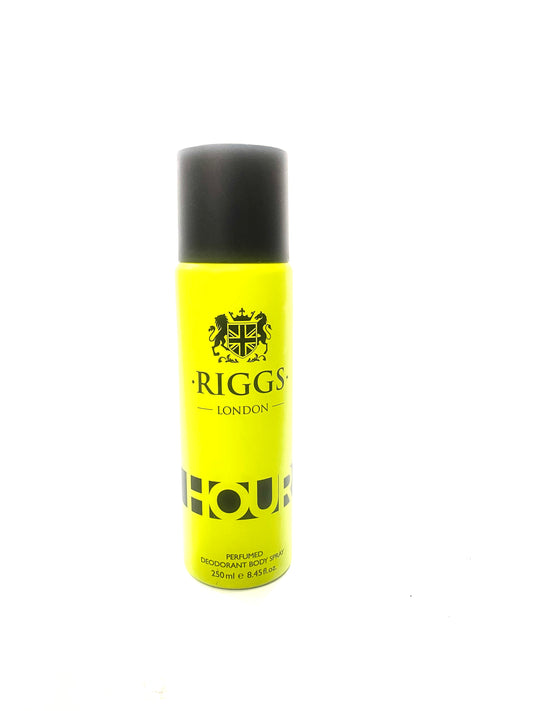 Riggs London Perfumed Deodorant Body Spray - Hour