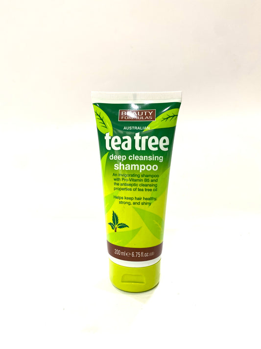 Beauty Formulas Tea Tree Deep Cleansing Shampoo