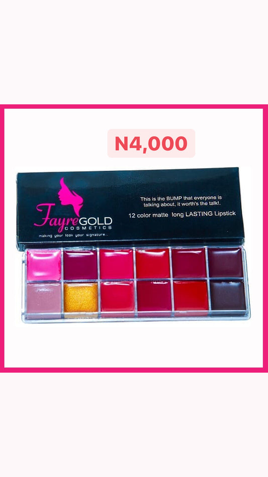 FayreGold Lipstick Palette