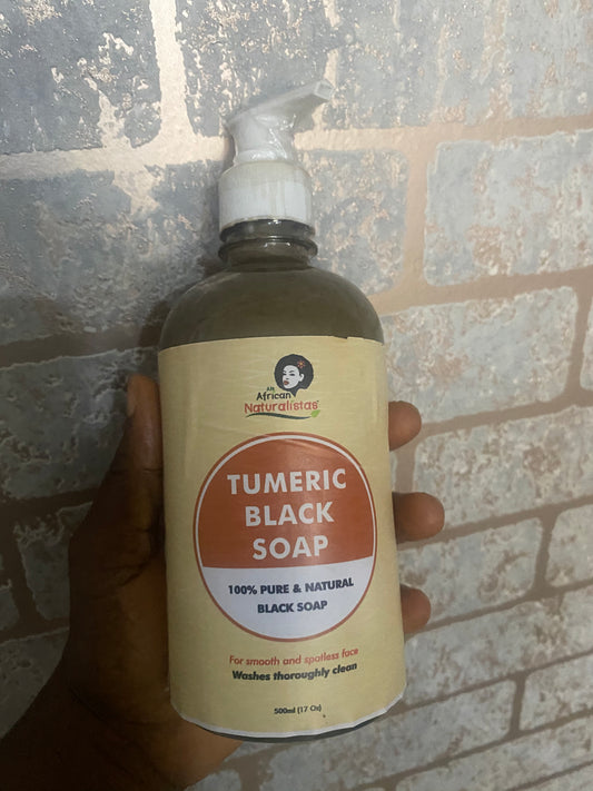 African Naturalistas Tumeric Black Soap