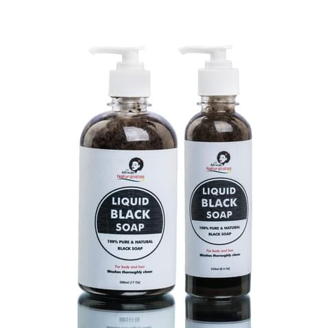 African Naturalistas Liquid Black Soap