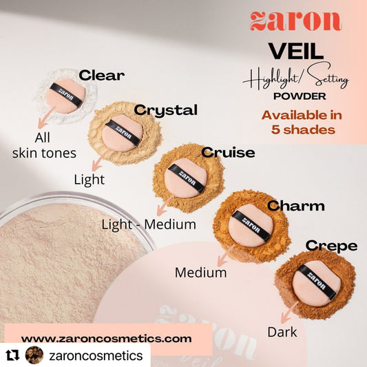 Zaron Veil Highlight/Setting Powder