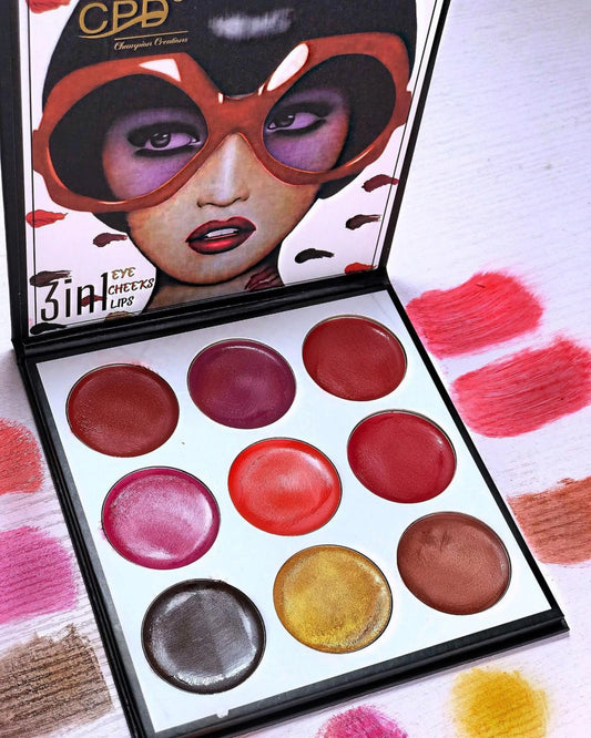 CPD Eyes, Cheeks and Lips 9 in 1 palette La Mimz Beauty & Fashion Store