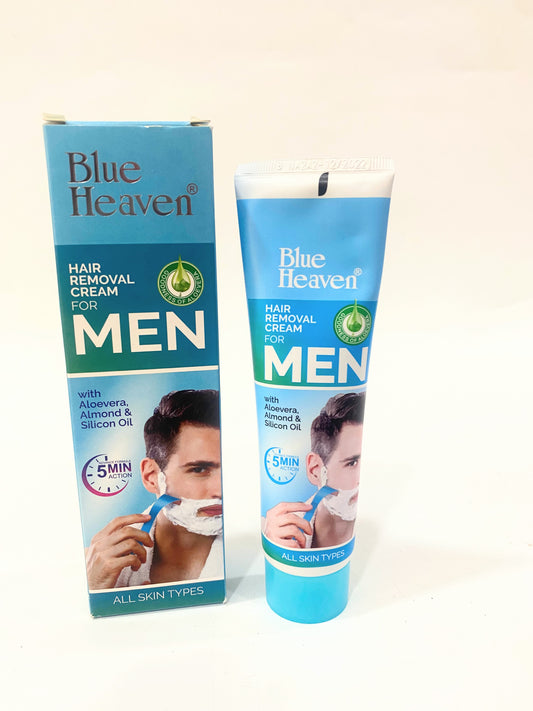 Blue Heaven Hair Removal Cream for Men La Mimz Beauty & Fashion Store