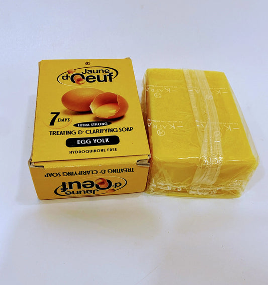 Jaune D’oeuf 7 days cleaning and treating soap La Mimz Beauty & Fashion Store