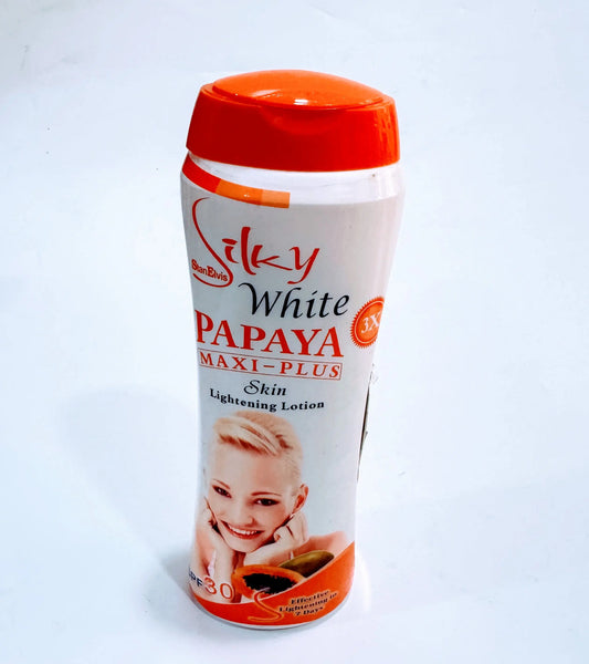Silky White Papaya Maxi Plus Skin Lightening Lotion La Mimz Beauty & Fashion Store