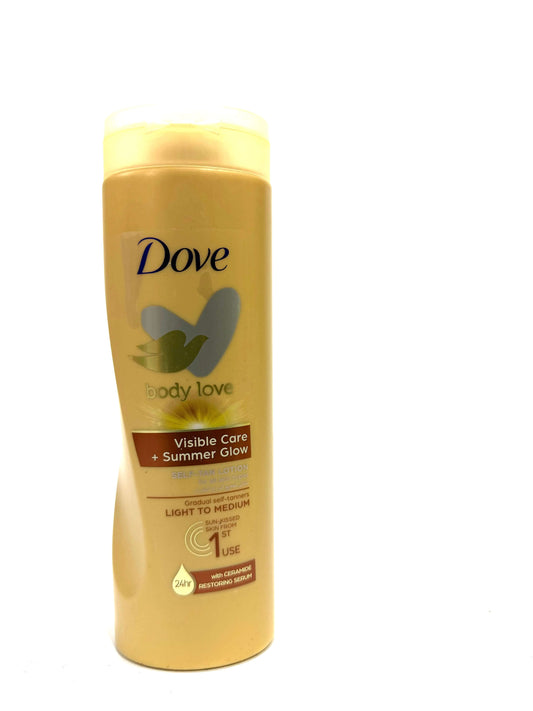 Dove Visible Care +Summer Glow Self - Tan Lotion La Mimz Beauty & Fashion Store