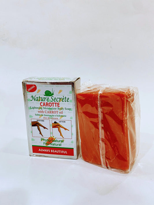 Nature Secrete Lightening Moisturizing Soap with Carrot Oil La Mimz Beauty & Fashion Store