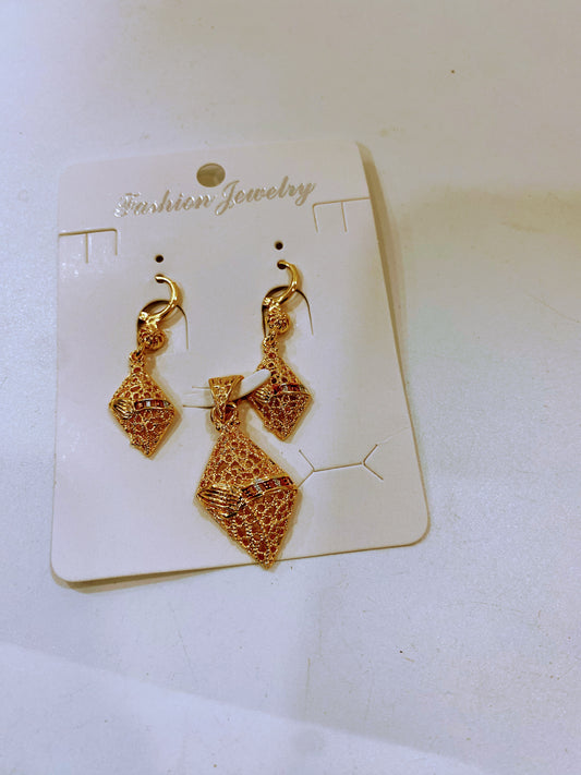 Earrings and Pendant Jewelry Set La Mimz Beauty & Fashion Store