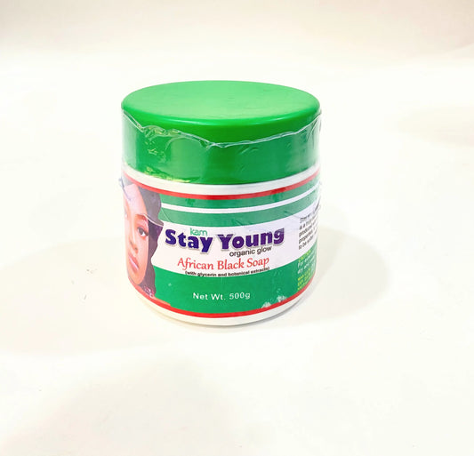 Stay Young African Black Soap La Mimz Beauty & Fashion Store