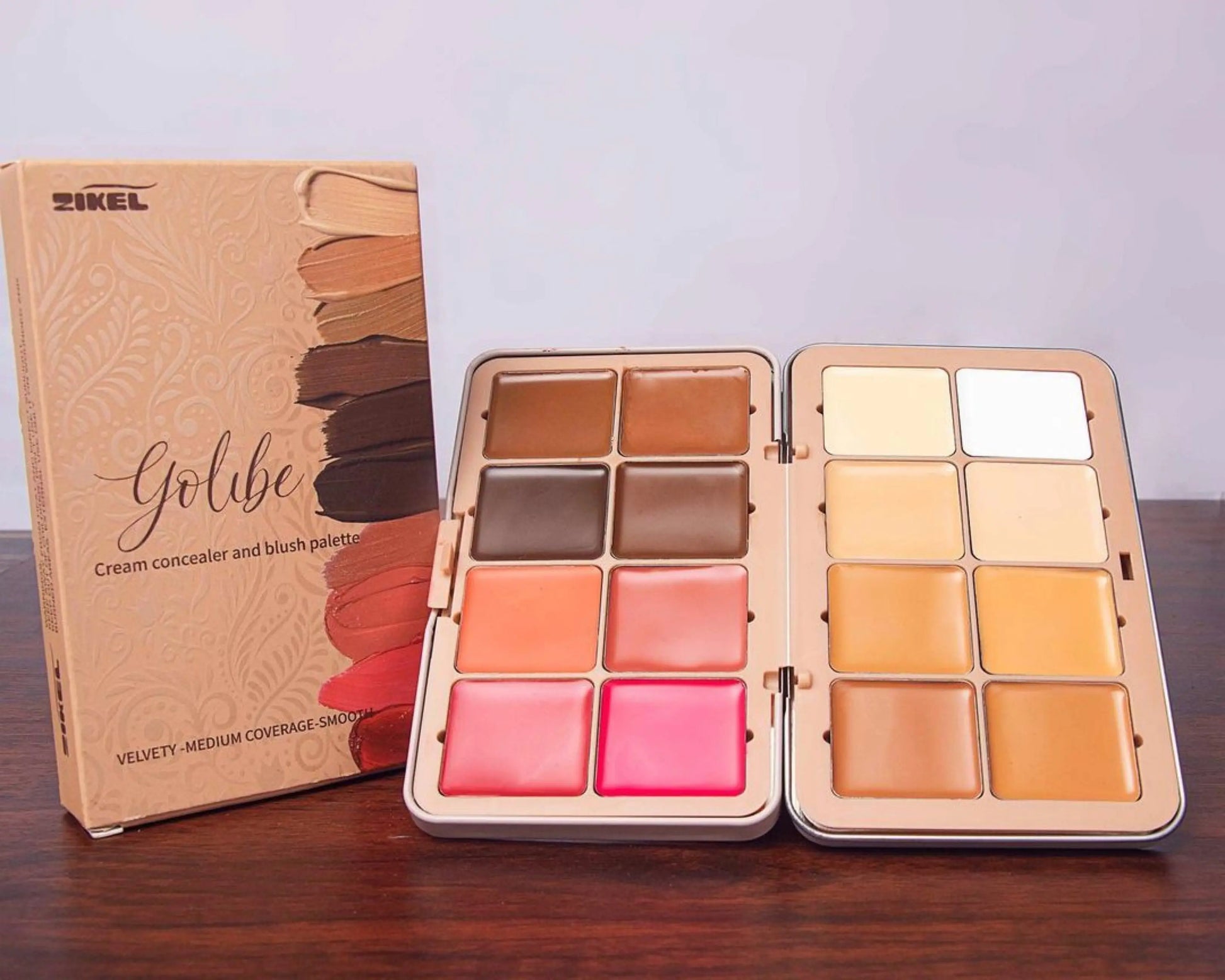 Zikel Golibe 2in 1 Lip and Concealer Palette La Mimz Beauty & Fashion Store