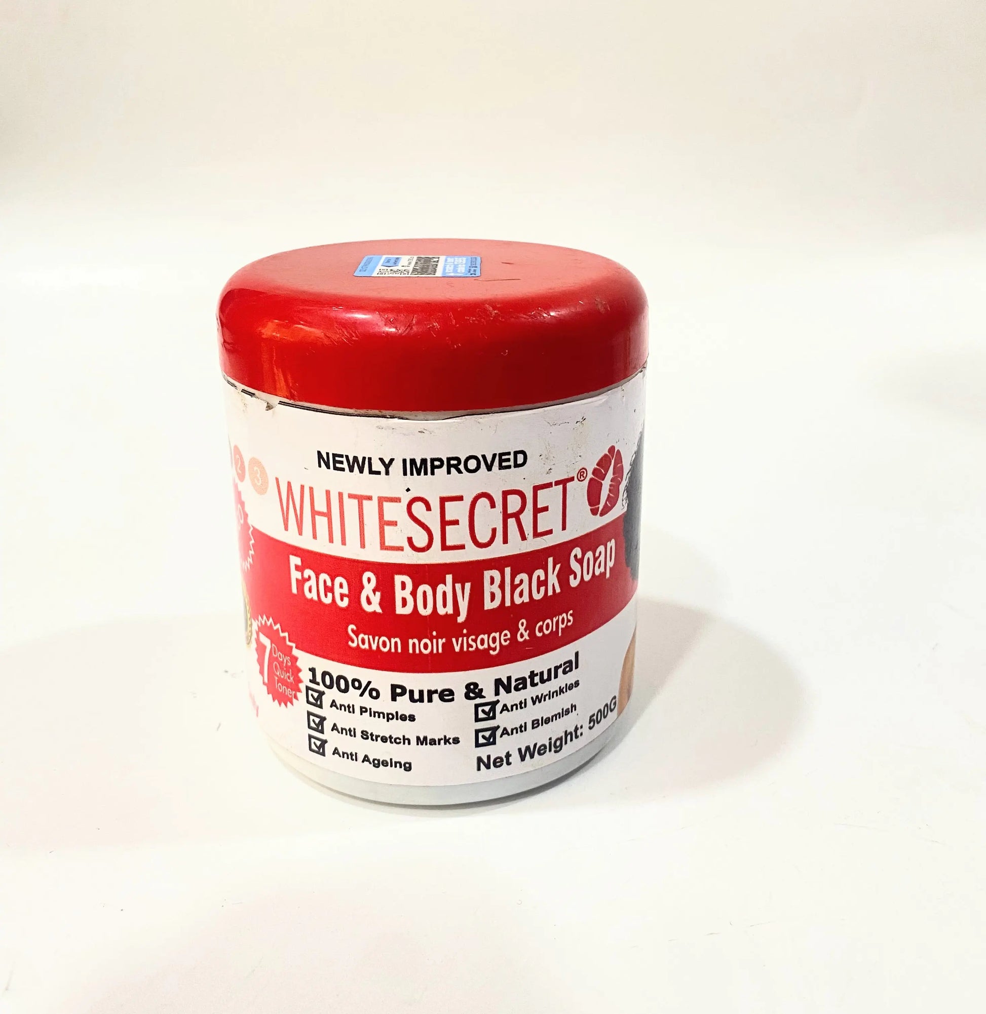 White Secret Face and Body Black Soap La Mimz Beauty & Fashion Store