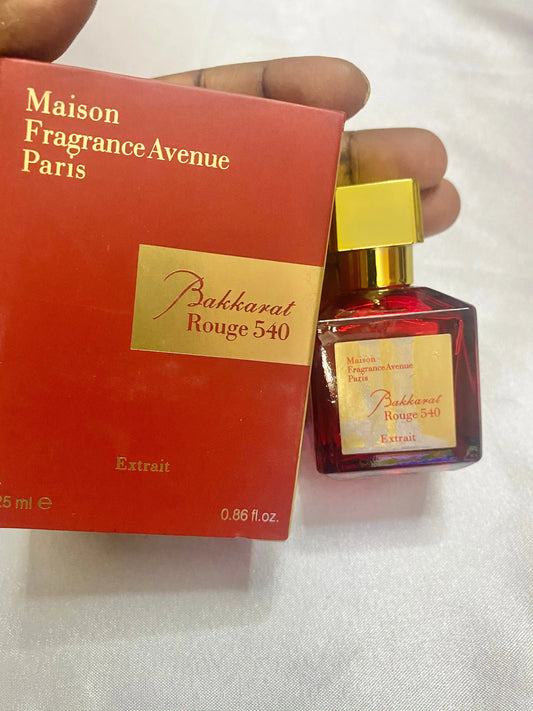 Fragrance Avenue Mini Perfume Bakkarat Rouge 540 Extrait La Mimz Beauty & Fashion Store