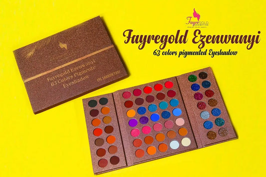 Fayregold Ezewanyi 63 ColourEyeshadow Palette La Mimz Beauty & Fashion Store