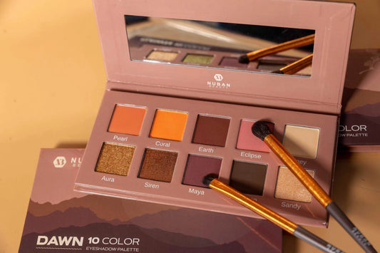 Nuban Dawn 10 Colour Eyeshadow Palette La Mimz Beauty & Fashion Store