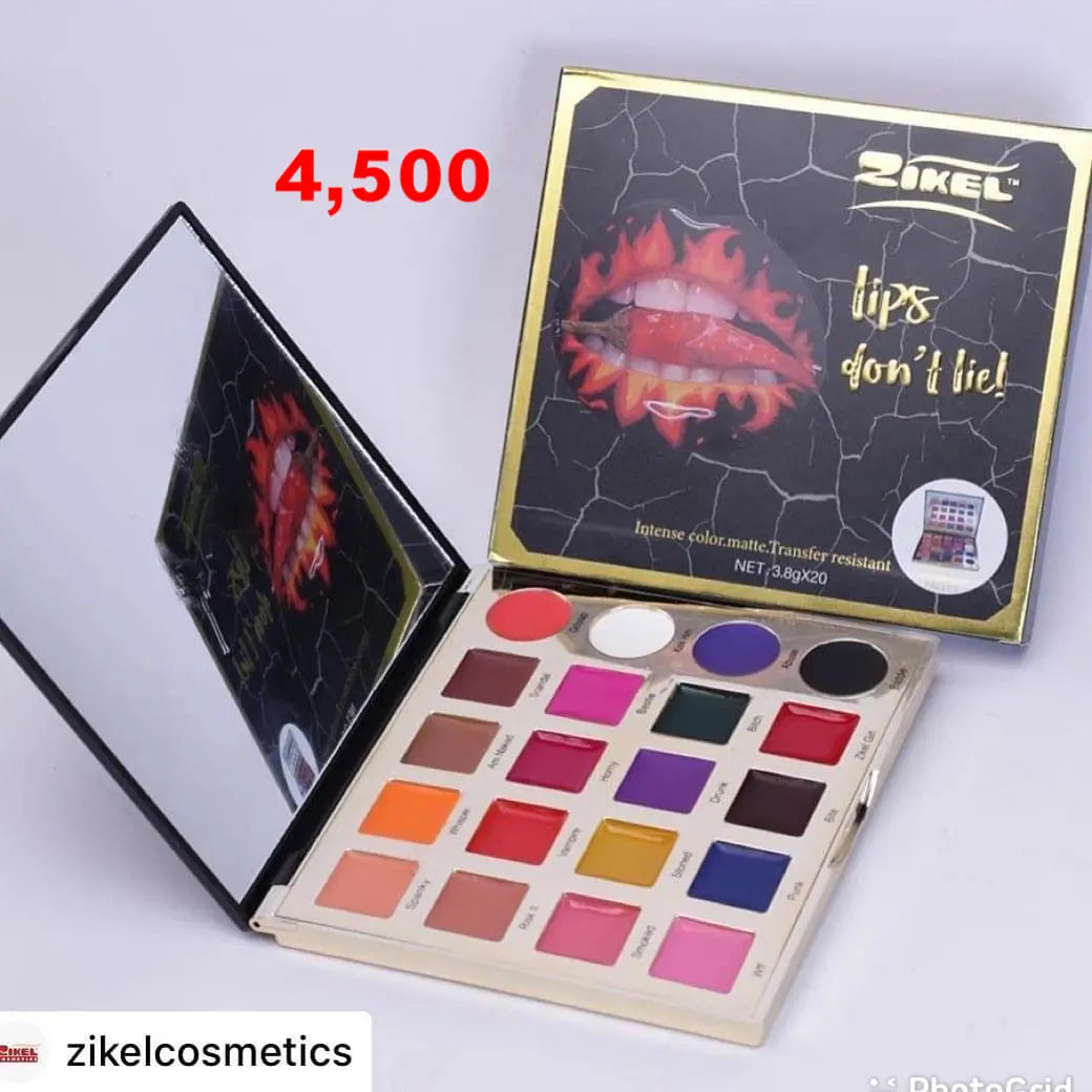 Zikel Lips/Lipstick Palette- Lips Don't Lie La Mimz Beauty & Fashion Store