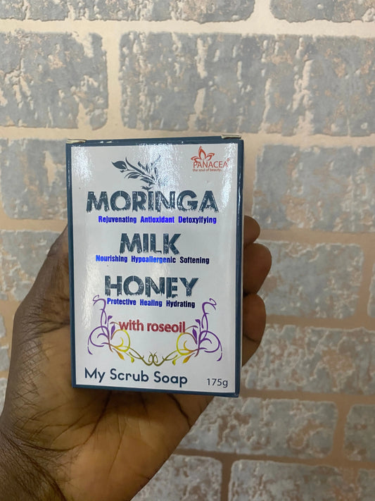Morninga Milk Honey with Rose Oil Soap La Mimz Beauty & Fashion Store
