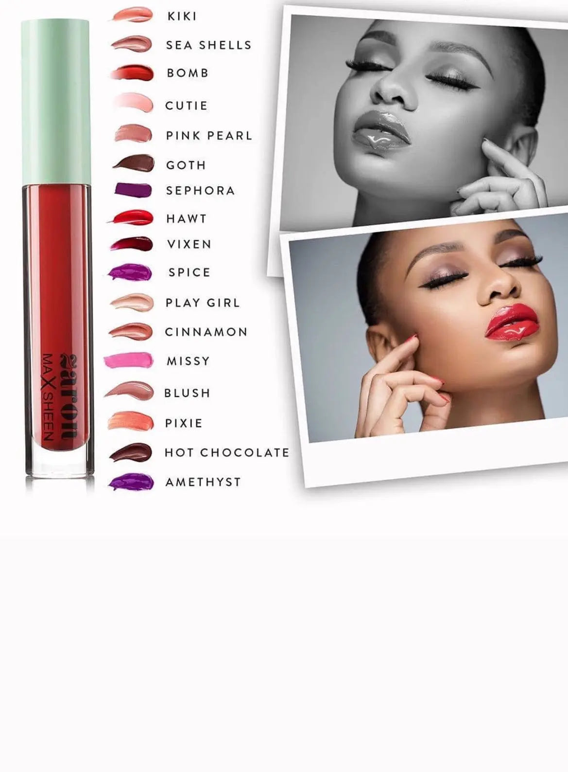 Zaron Max Sheen Lip Gloss La Mimz Beauty & Fashion Store