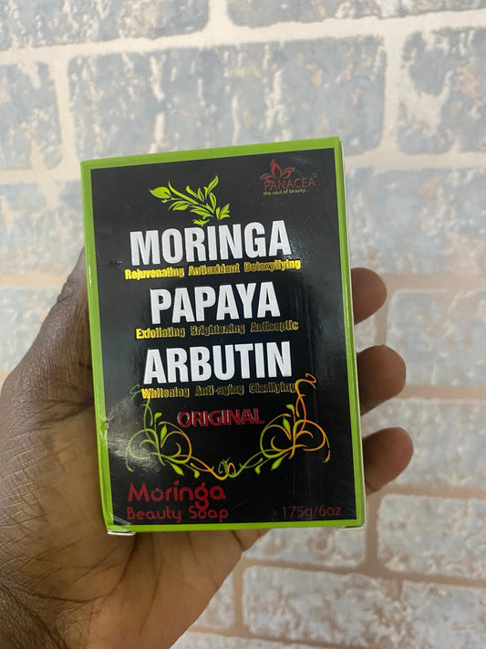 Moringa Papaya Arbutin Soap La Mimz Beauty & Fashion Store