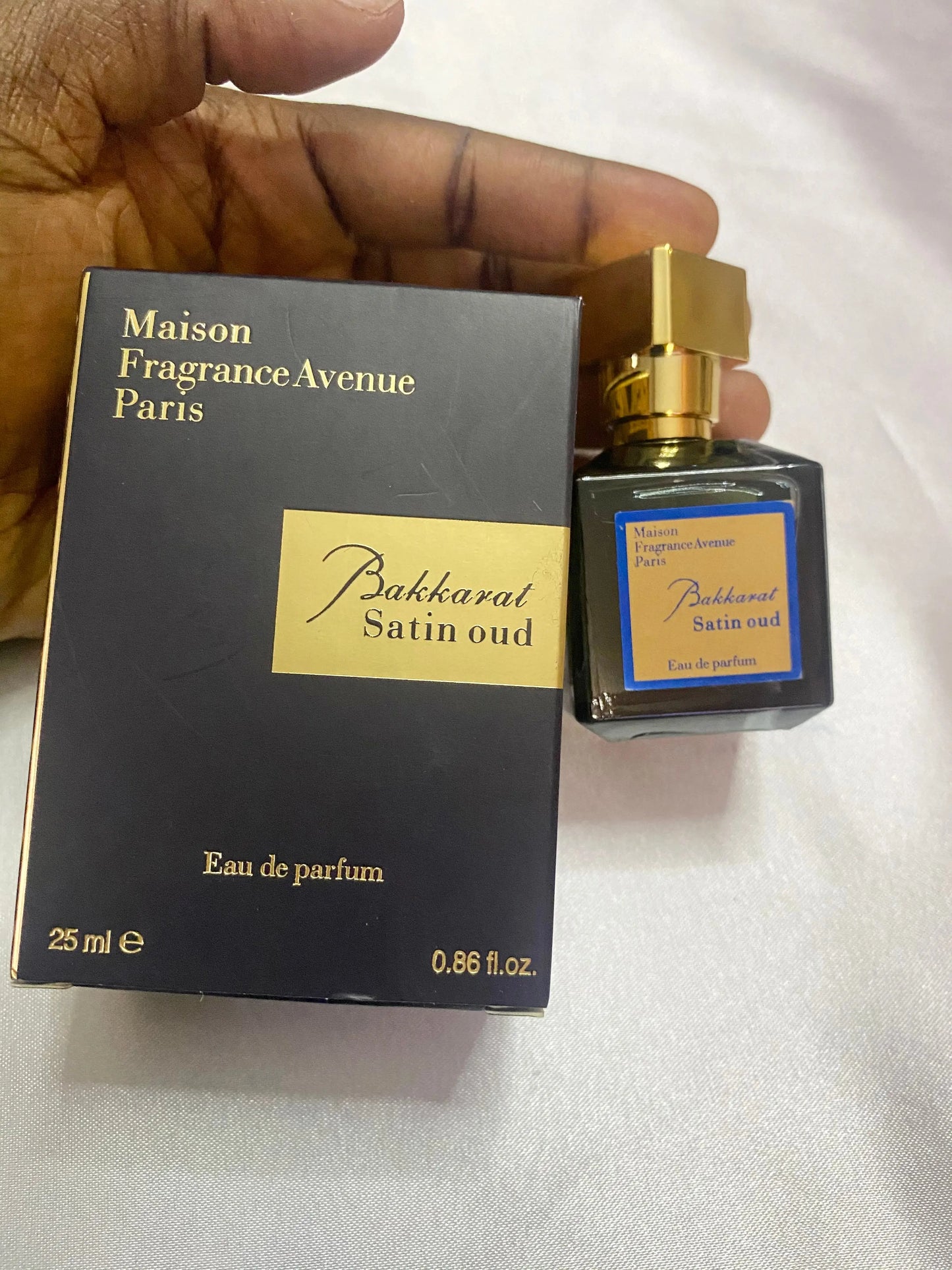 Fragrance Avenue Mini Perfume Bakkarat Satin Oud La Mimz Beauty & Fashion Store