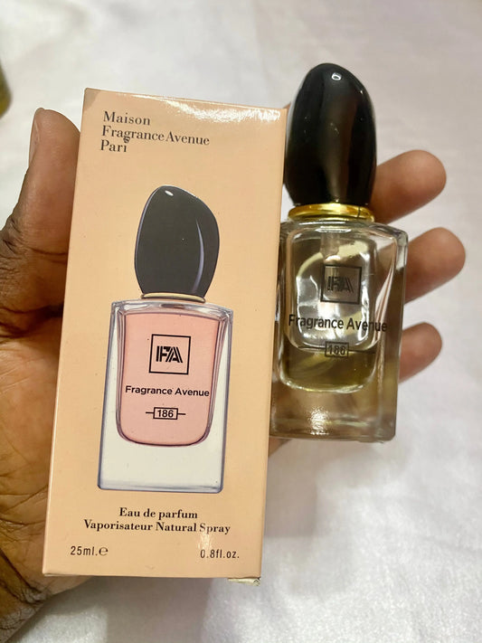 Fragrance Avenue Mini Perfume No 186 La Mimz Beauty & Fashion Store