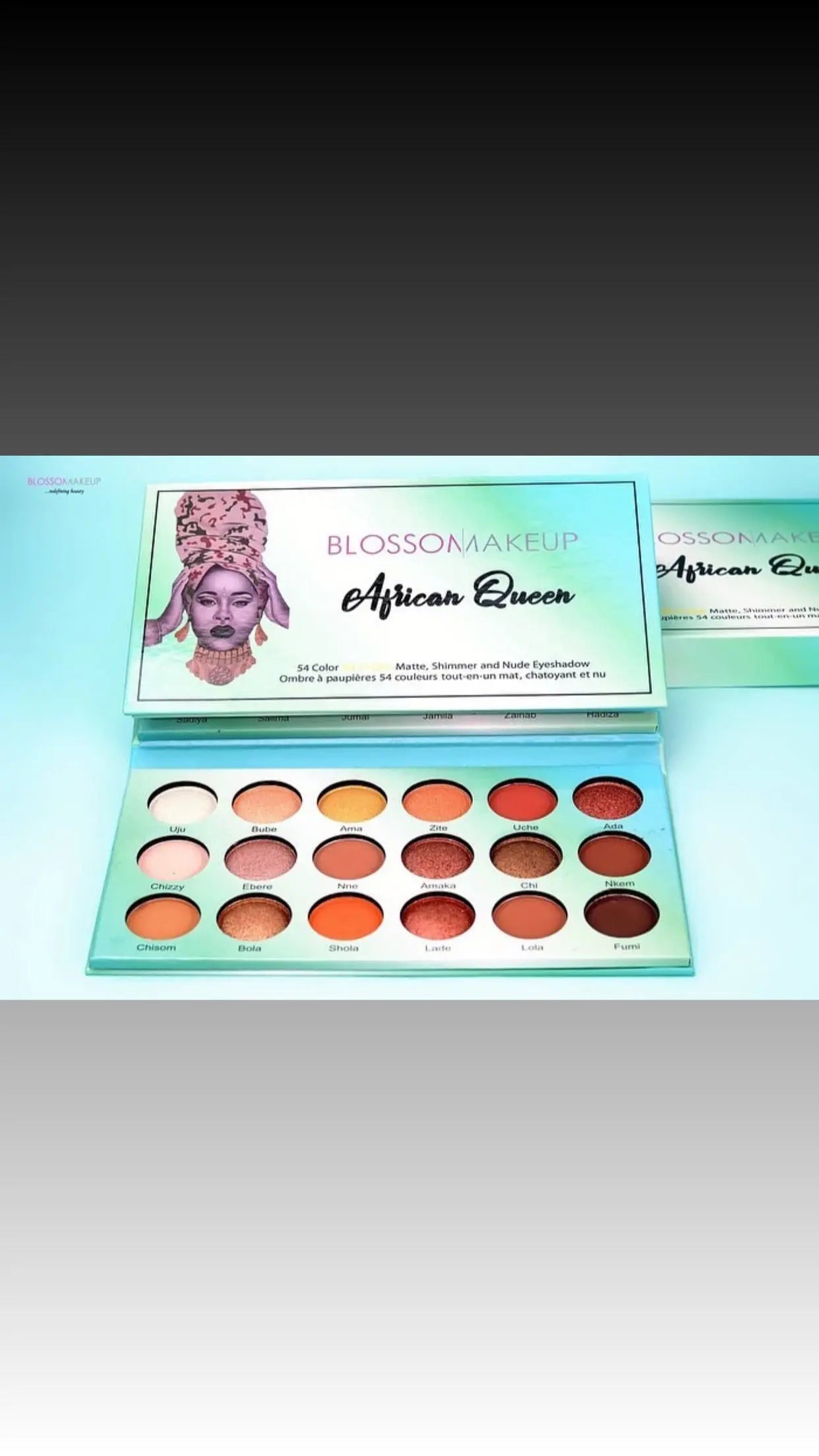 Blossom African Queen 54 Colour Eyeshadow La Mimz Beauty & Fashion Store